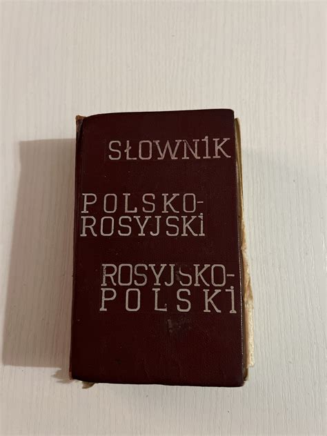 S Ownik Polsko Rosyjski Rosyjsko Polski Wierbka Kup Teraz Na