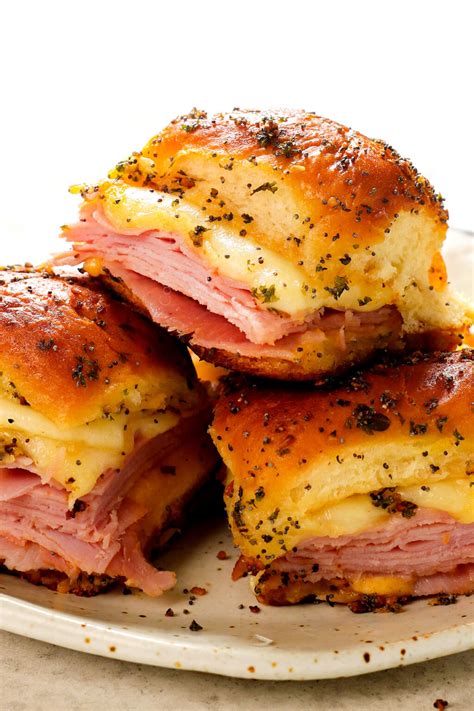 Ham and Cheese Sliders Recipe - Carlsbad Cravings