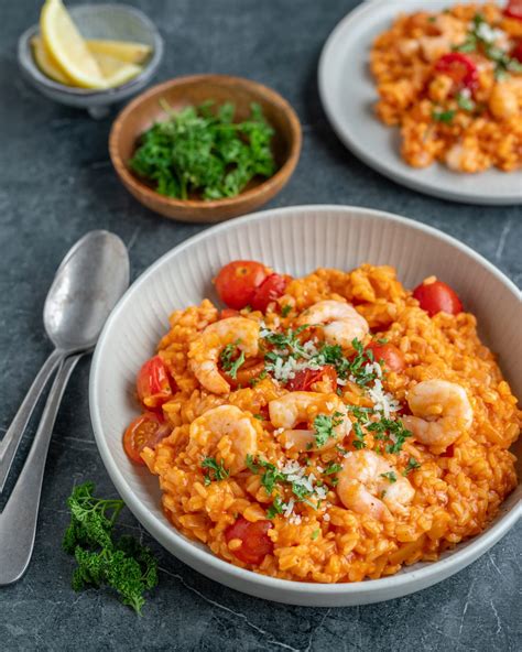 Tomaten Risotto Met Garnalen Foodlies