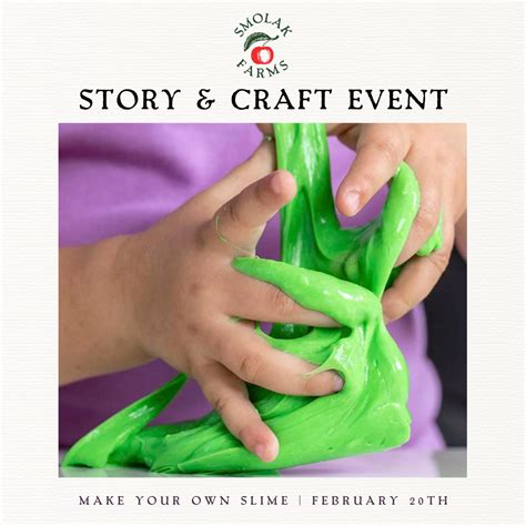 February Break Activity Do It Yourself Slime Smolak Farms