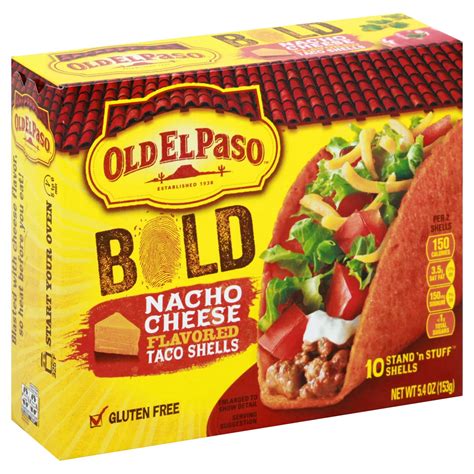 Old El Paso Bold Nacho Cheese Stand N Stuff Taco Shells Shop