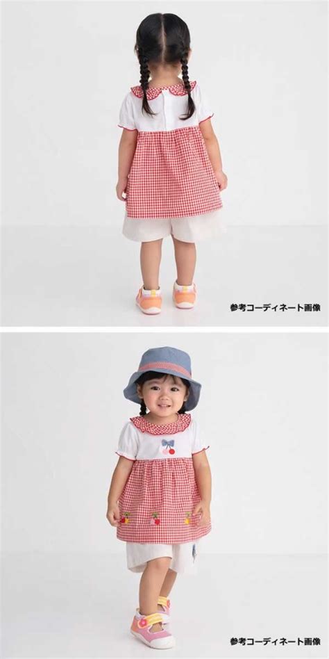 楽天市場セール20OFF以上 ミキハウス ホットビスケッツ MIKIHOUSE Hot Biscuits チュニック風半袖Tシャツ 女の子 メ ル便可 キッズ ベビーe 子供服ノン