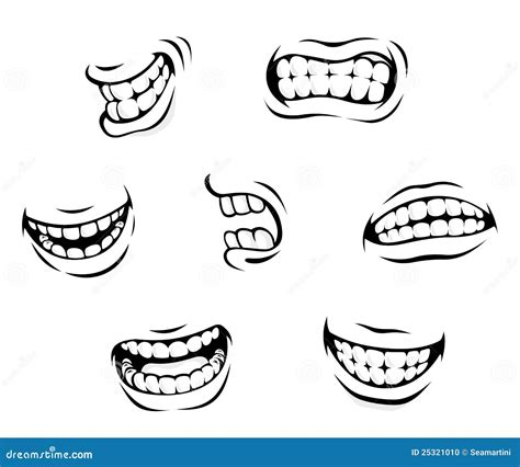 Cartoon expressions stock vector. Illustration of cute - 25321010