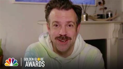 Jason Sudeikis accepts Golden Globe for 'Ted Lasso'