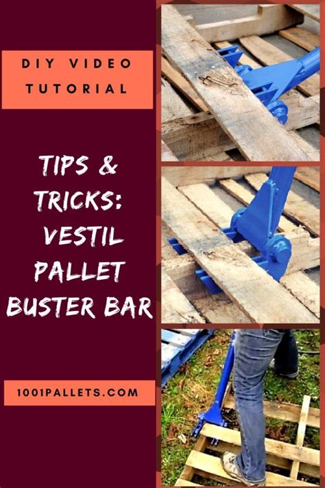 Diy Video Tutorial Vestil Pallet Buster Bar Dismantles Pallets Quickly