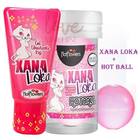 Xana Loka Gel Excitante Feminino Bolinha Hot Ball Xana Loka Kit Sexshop Shopee Brasil