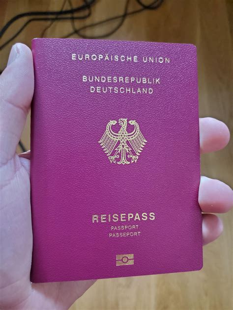 I got my Reisepass today! I plan on moving to Germany as soon as is