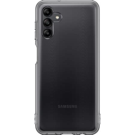 Official Samsung Black Soft Clear Cover Case For Samsung Galaxy A S