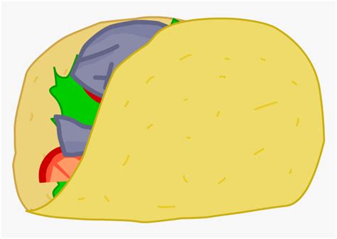 Taco Clipart Battle For Dream Island Bfdi Taco Food Hd Png Download