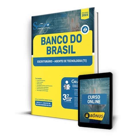 Apostila Banco Do Brasil 2023 Agente De Tecnologia TI Shopee Brasil