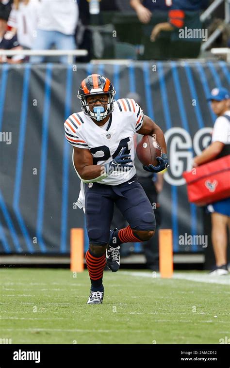 Chicago Bears Running Back Khalil Herbert 24 Runs With The Ball