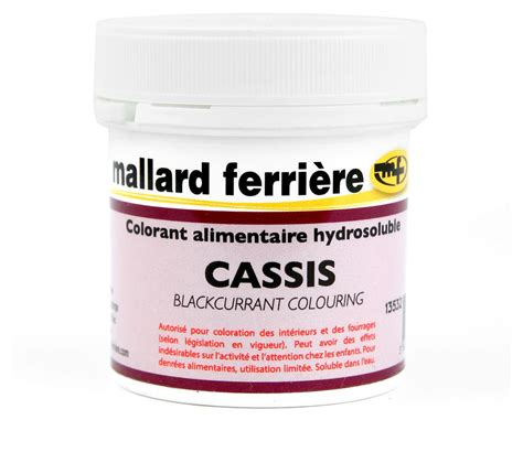 Colorant Poudre Cassis Hydrosoluble G Mallard Ferri Re