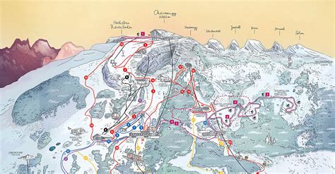 BERGFEX Pistenplan Toggenburg Chäserrugg Alt St Johann