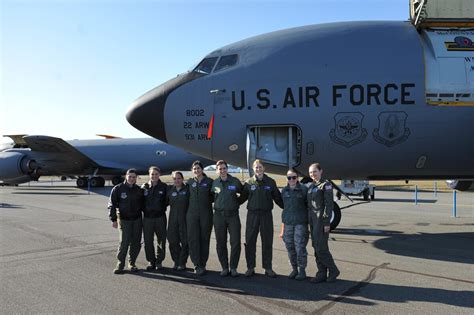 KC 135 Crew Inspires Future Aviators At International Women S Day Event