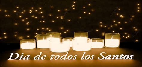 All Saints Day Background With Candles And Lights, All Saint Day ...