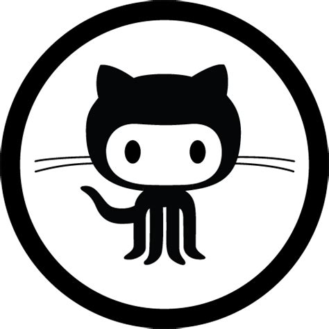 Collection of Github Octocat Logo Vector PNG. | PlusPNG