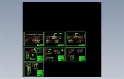 某公建电气控制原理图autocad模型图纸下载 懒石网