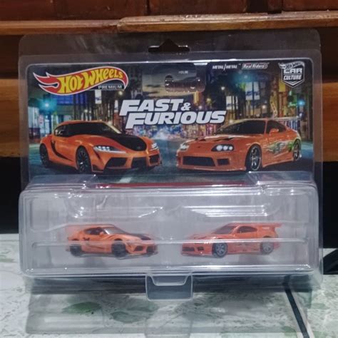 Jual Hot Wheels Fast And Furious 2 Pack Toyota Supra 2021 Toyota GR Supra Shopee Indonesia