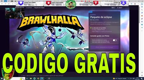 CODIGO GRATIS Para BRAWLHALLA Paquete Eclipse De AMAZON PRIME GAMING