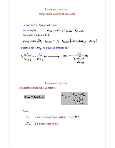 Pdf Conveccao Em Escoamento Interno Parte Ii Dokumen Tips