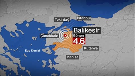 Son Dakİka Balıkesirde 46 Büyüklüğünde Deprem Son Dakika Türkiye