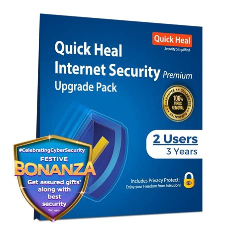 Quick Heal Internet Security Renewal Pack 2 Users 3 Years