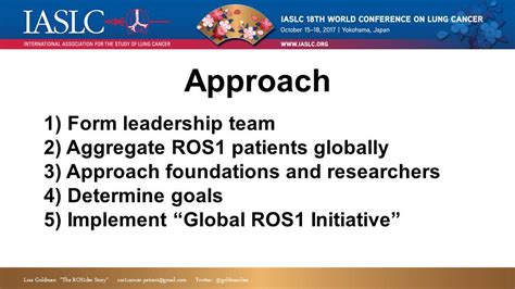 The ROS1der Story (my talk at the 2017 IASLC World Lung Cancer ...