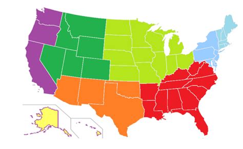 States/ Regions/ Geography Diagram | Quizlet