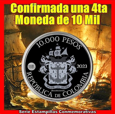 Cuarta Moneda De 10 Mil Pesos Conmemorativa A La Armada De Colombia