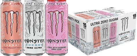 Monster Energy Ultra Variety Pack Zero Ultra Ultra Peachy