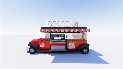 Wecare Customize Bakery Burger Food Trucks Para Helados Ice Cream Truck