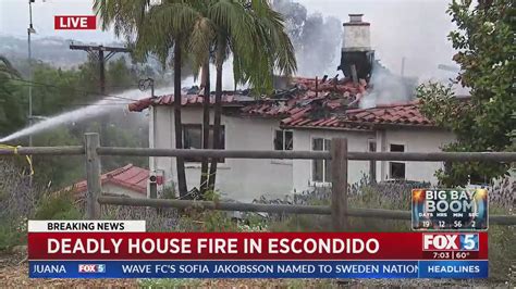 Update Woman Killed In House Fire Fox 5 San Diego And Kusi News