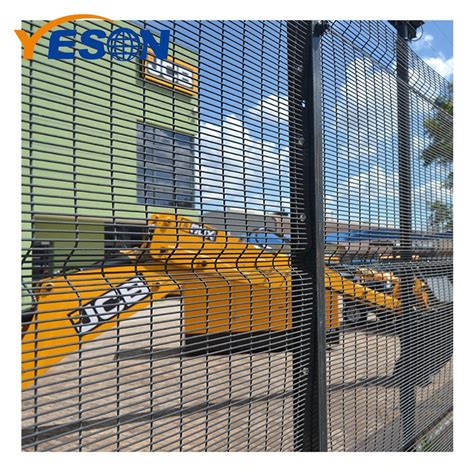 High Security Powder Coated 358 Perimeter Wire Mesh Anti Climb Railway