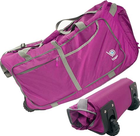 Bago Rolling Duffle Bag With Wheels 27 80l Foldable Weekender Bag Waterproof