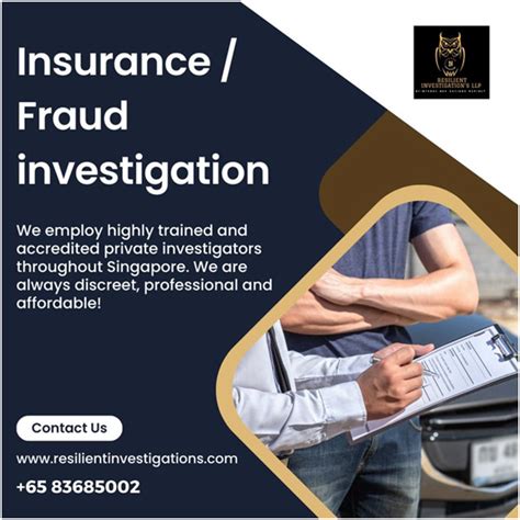 Insurance Fraud Investigations Top Private Investigator Singapore