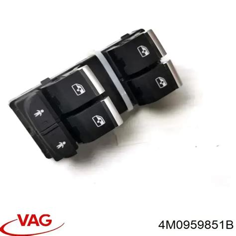 4M0959851B VAG кнопочный блок управления стеклоподъемником передний левый