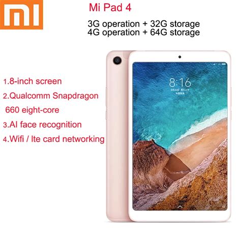 Купить Планшеты | Xiaomi tablet 4 Kids Tablets Android 8/Graphics ...
