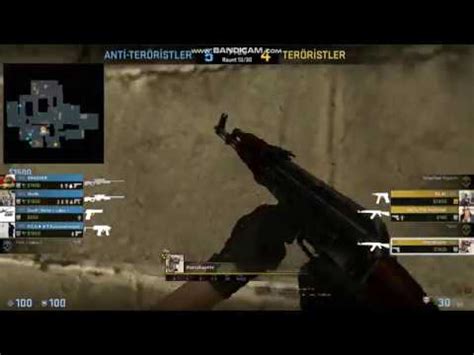 Counter Strike GO AK47 Efsane Ace YouTube