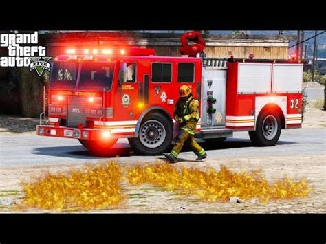 GTA 5 Firefighter Mod 69 Los Santos Firefighters Responding To