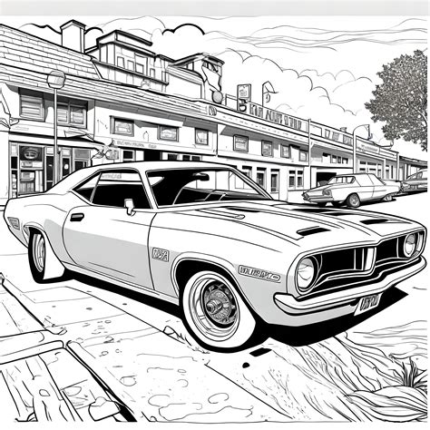 Muscle Cars Coloring Pages Best 24 Pages Chevrolet Camaro Ford Mustang Dodge Challenger