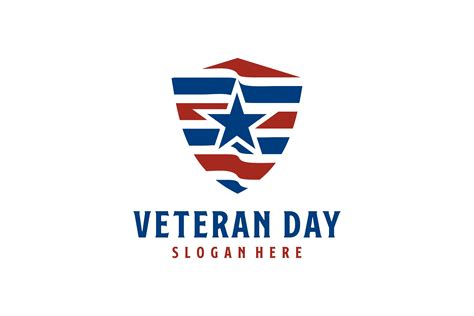 Happy Veterans Day Logo Graphic by i.d99d · Creative Fabrica