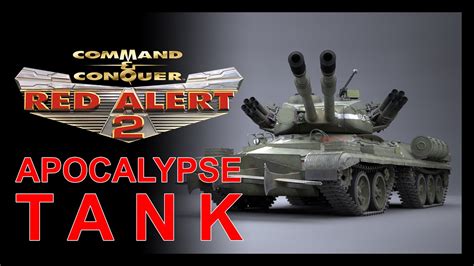 Red Alert Apocalypse Tank Model Youtube