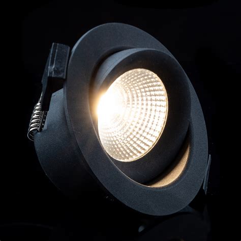 SLC One 360 LED Recessed Light Black 3 000K Lights Ie