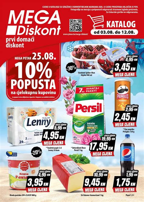 Mega Diskont Katalog Od 03 08 Do 12 08 Cjenoteka Ba