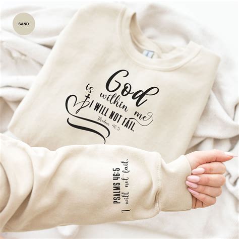 Psalms 46 5 Bible Scripture Bible Verse Shirts Faith Sweatshirts 365