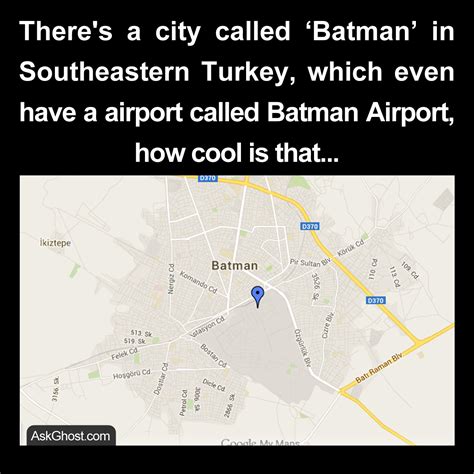 Do You Know Theres Real Batman City Ask Ghost