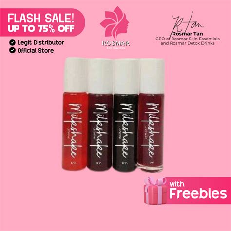 original rosmar milkshake liptint  rosmar cosmetics shopee philippines