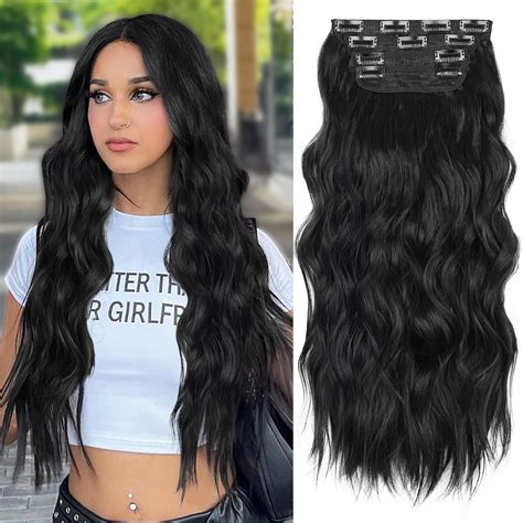 Shoppers Are Divided Over Black Wavy Extension With Clip Quality - Ruka Hair