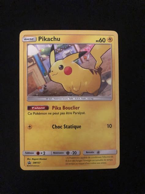 Mavin Pokemon Card Pikachu Sm Holo Promo Sun Moon