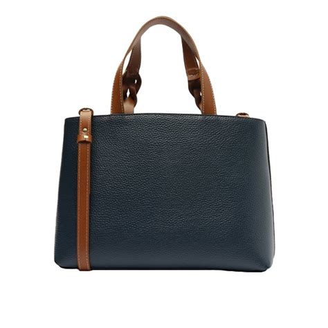 Bolsa Tote Babi Grande Bolso Arezzo Azul Marinho